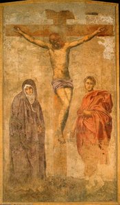 Crucifixion With The Virgin And St. John — Jacopo Carucci