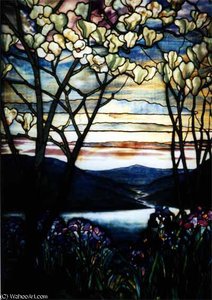 Magnolias and Irises