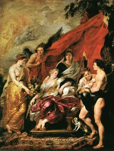 The Birth Of Louis Xiii, Louvre — Peter Paul Rubens, Baroque Dynamism