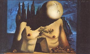 Design For Set Curtain For Labyrinth I — Salvador Dalí, Surrealist Art