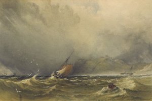 Scarborough Castle — Anthony Vandyke Copley Fielding