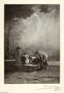 Oxen Drinking — Henry Wolf