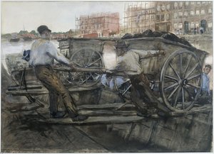 Ground Porters With Carts — George Heidrik Breitner