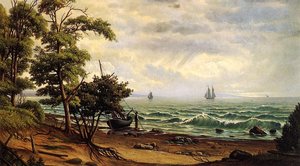 Clearing Off The Coast Of Maine — Levi Wells Prentice