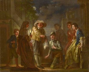 Don Quixote Knighted by the Innkeeper