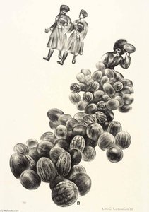 Melons Of Tiflis — Louis Lozowick