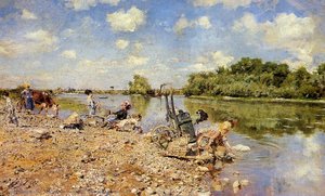 The Washerwomen — Giovanni Boldini