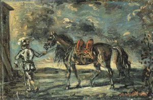 Cavallo Con Palafreniere — Giorgio De Chirico, Metaphysical Art
