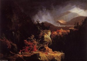 View Near Ticonderoga — Thomas Cole