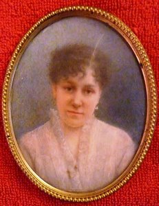 Portrait of Mlle R. E., (painting)