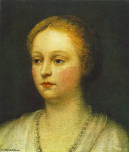Portrait Of A Woman, Museum Of Fine A — Jacopo Tintoretto, Baroque Drama
