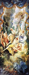 Ladies On A Swing — Everett Shinn