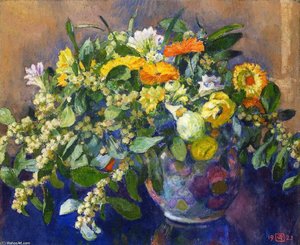 Vase Of Flowers — Theo Van Rysselberghe