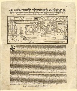 A wunderbarliche erschrockenliche wahrhafftige story is done in Rychenwyler