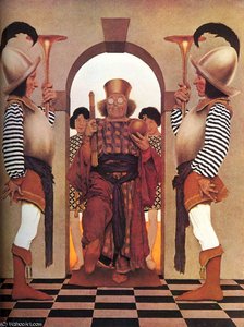 Entrance Of Pompdebile King Of Hearts — Maxfield Parrish