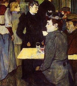 A Corner In The Moulin De La Galette — Henri De Toulouse-lautrec, Art Nouveau