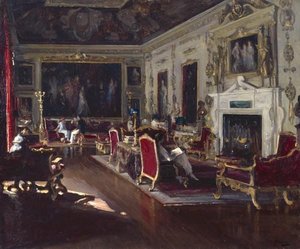 The Van Dyck Room, Wilton — Sir John Lavery