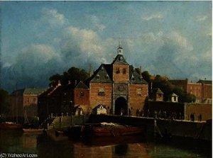 A Veiw Of A City Gate — Jan Weissenbruch