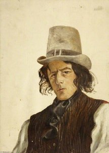 Self Portrait In A Grey Hat — Charles Paget Wade