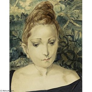 Femme À La Tapisserie — Léonard Tsuguharu Foujita