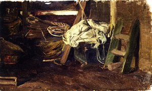 The Hold Of A Fishing Vessel — Joaquín Sorolla Y Bastida, Impressionism