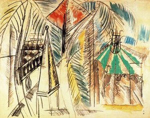 Public Garden In Hyères — Raoul Dufy