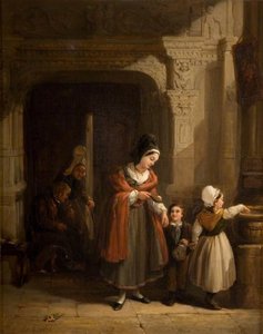 Entering a Church, Britanny