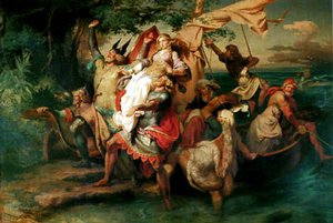 Landung Der Wikinger In Amerika — Emanuel Gottlieb Leutze