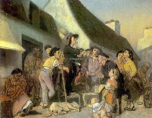 Seller Singers. Sketch — Vasily Grigoryevich Perov