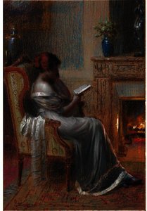 Reading By The Fire — Delphin Enjolras