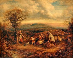 Pastoral (mountain Shepherds) — John Linnell, Romanticism
