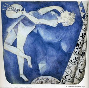 El Pintor A La Luna — Marc Chagall