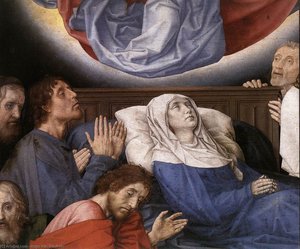 The Death Of The Virgin (detail) (17) — Hugo Van Der Goes, Flemish Renaissance