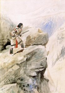 Crow Sheep Hunter — Charles Marion Russell