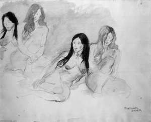 Study Of Nudes — Raphael Soyer