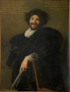 Portrait Of Simon De Vos — Abraham De Vries