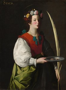Saint Lucy — Francisco De Zurbarán, Baroque