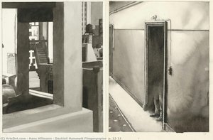 Dashiell Hammett Fliegenpapier, P. 12-13 — Hans Hillmann