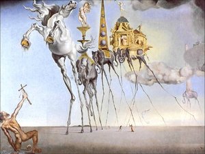 La Tentación De San Antonio — Salvador Dalí