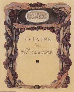 Cover Of Theater Program 'theatre De L Hermitage' — Konstantin Andreevic Somov, Symbolism