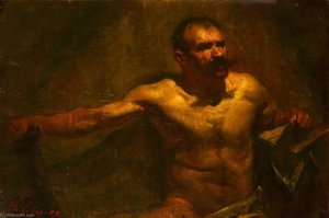 Demarco, M. De Munkácsy's Private Model — William Somerville Shanks