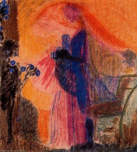 Woman Picking Flowers 2 — František Kupka, Abstract Expressionism