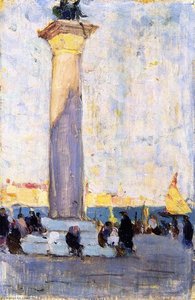 Last Rays, La Piazzetta, Venice — Clarence Alphonse Gagnon