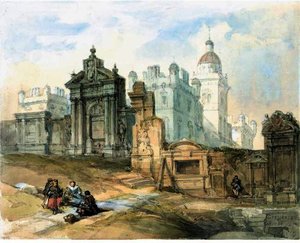 Greyfriars Churchyard, Edinburgh — David Roberts