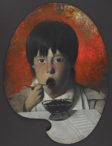Boy Eating Berries — Joseph Decker