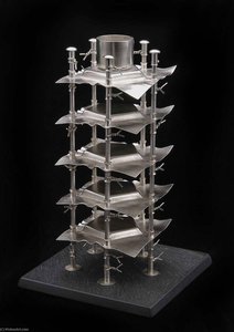 Stacked Pentagon Candle Sculpture (2 Of 4) — Boris Bally
