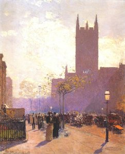 Lower Fifth Avenue — Frederick Childe Hassam