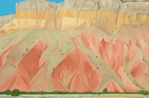 Untitled (red And Yellow Cliffs) — Georgia O’keeffe, Post-impressionism