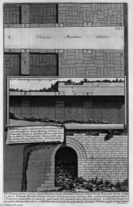Construction Details Of The Cloaca Maxima — Giovanni Battista Piranesi