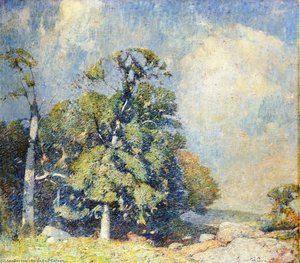 A Freshening Breeze — Soren Emil Carlsen